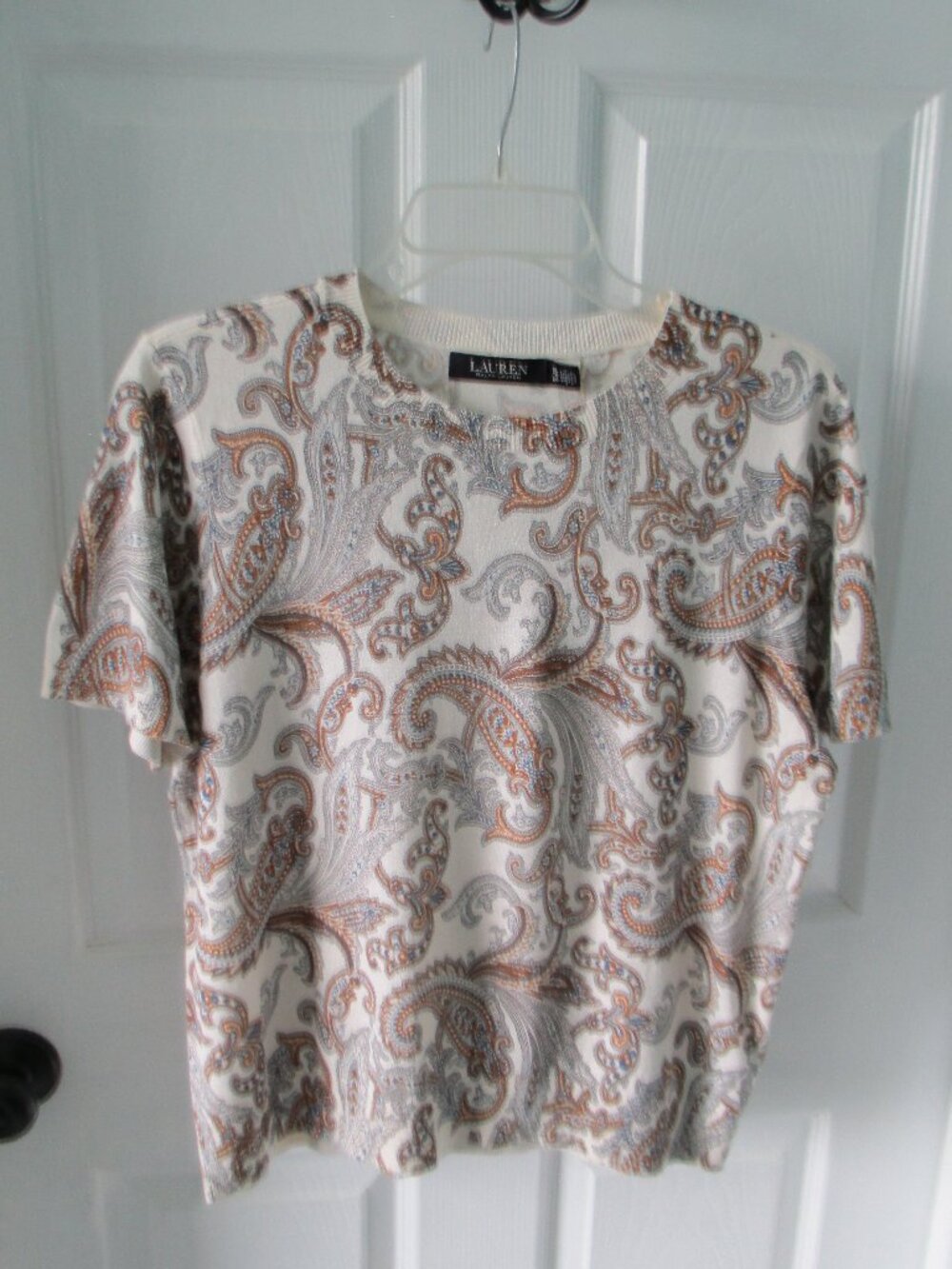 Ralph Lauren short sleeve lightweight sweater